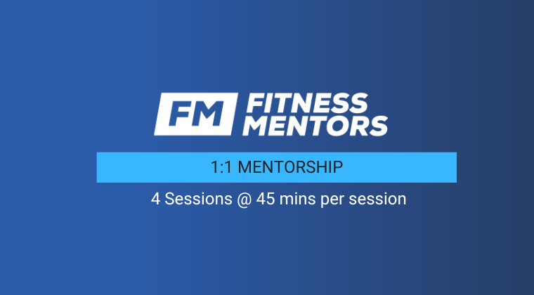 1:1 MENTORSHIP 4 Sessions